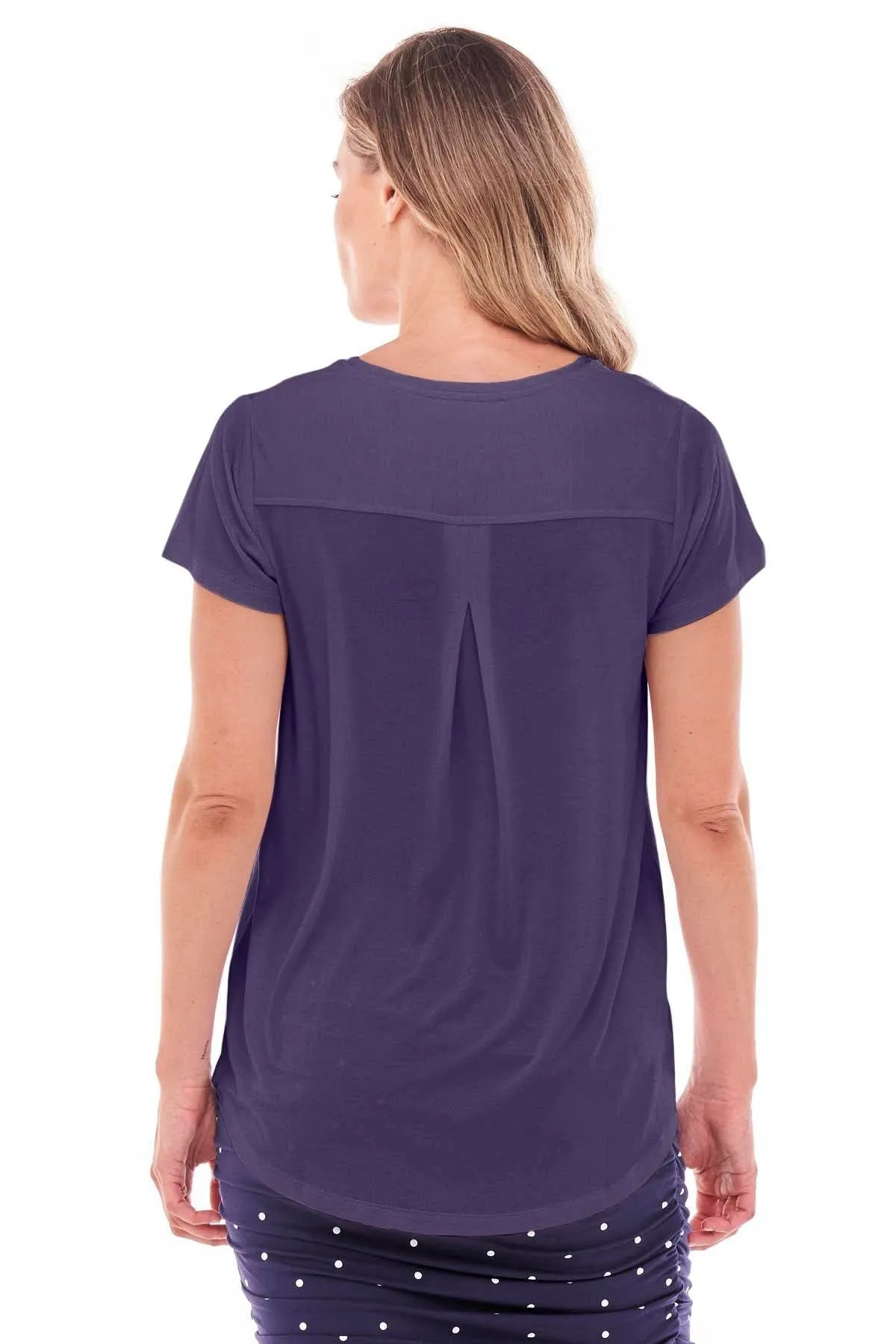 Betty Basics Ava Tee in Navy