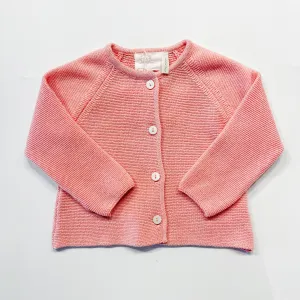 Cardigan - Cotton Microlink Peony