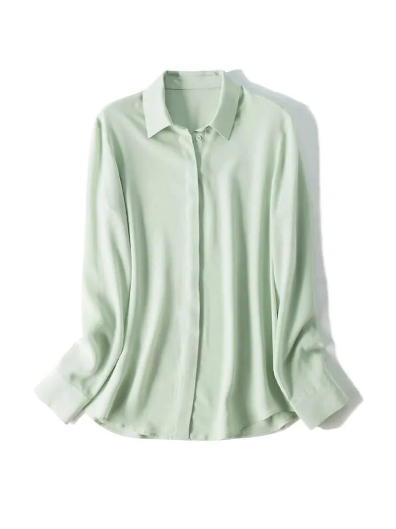Chic Mulberry Silk Blouses - Luxurious, Lightweight, and Elegant