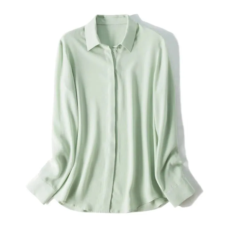 Chic Mulberry Silk Blouses - Luxurious, Lightweight, and Elegant