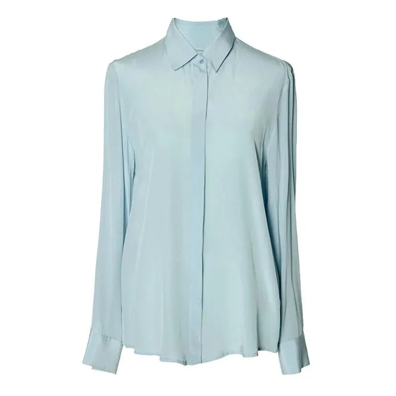 Chic Mulberry Silk Blouses - Luxurious, Lightweight, and Elegant