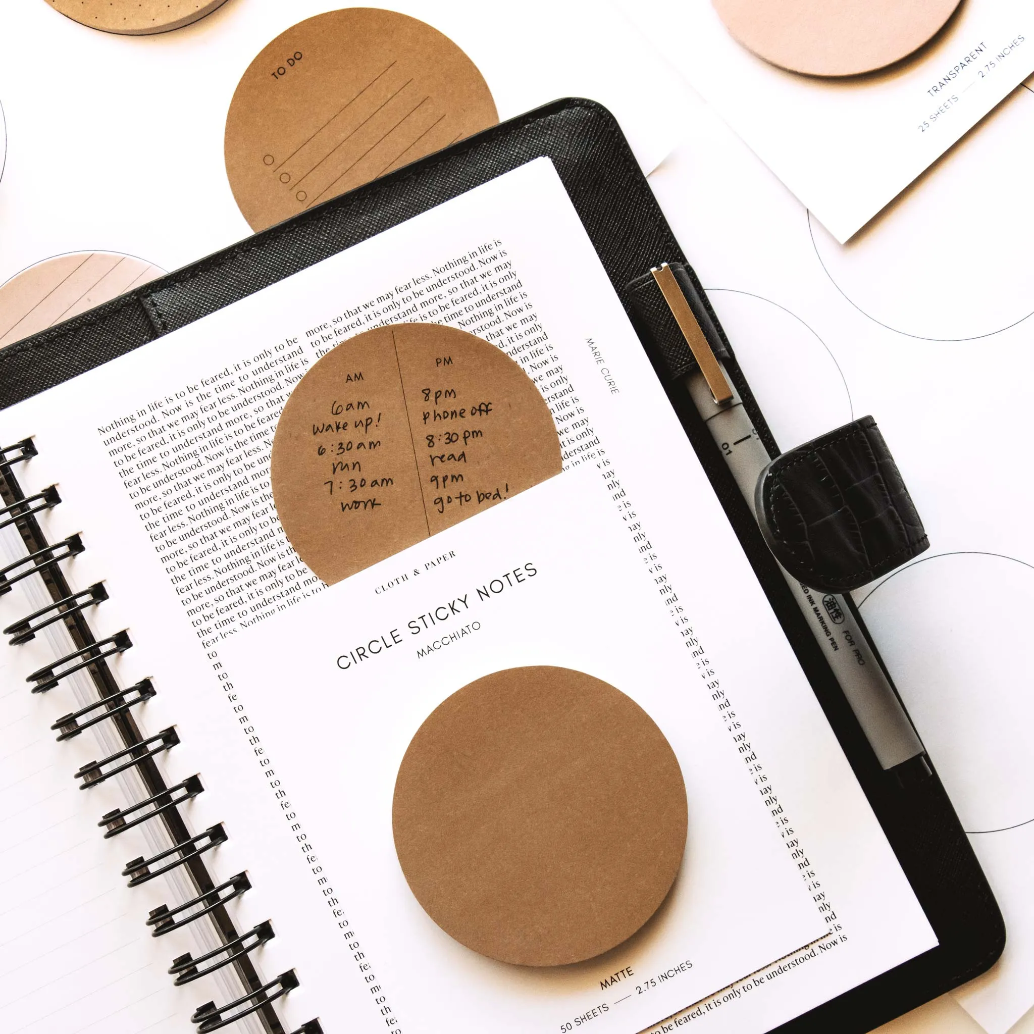 Circle Sticky Note Printable | Essentials