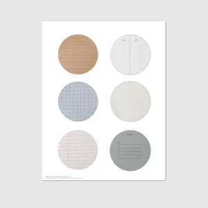 Circle Sticky Note Printable | Essentials