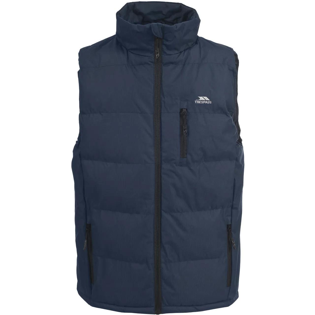Clasp Mens Padded Gilet - Navy