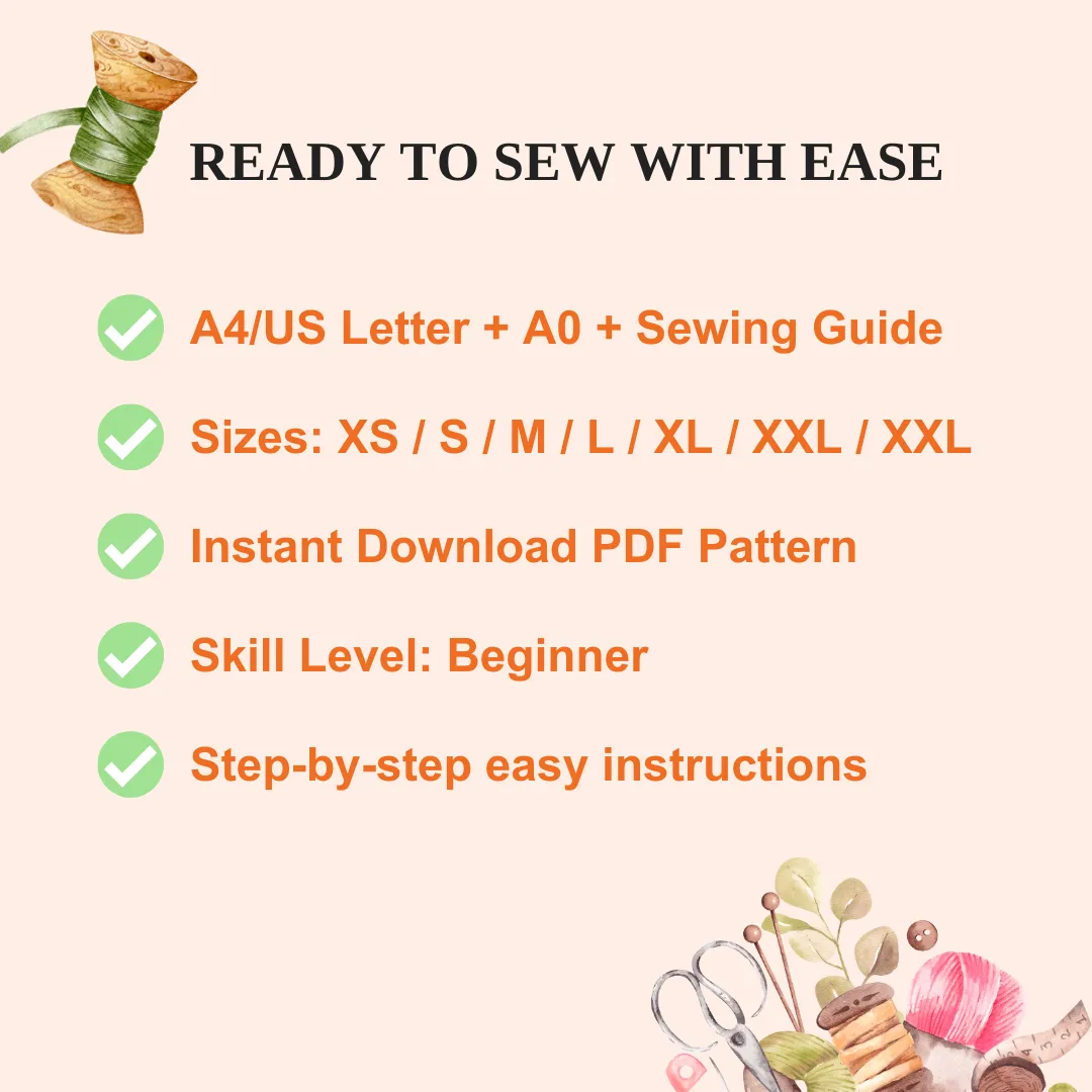 Comfy Cardigan PDF Sewing Pattern