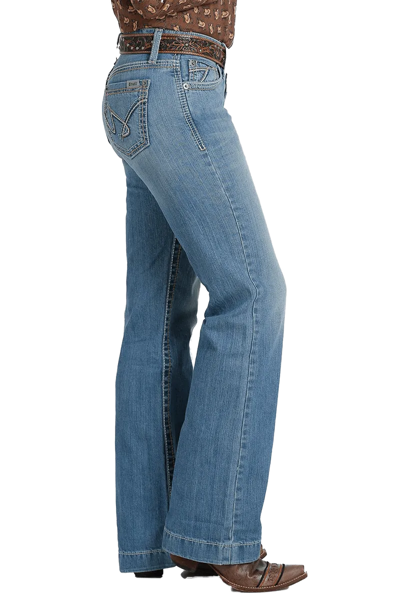 Cruel Girl Women's Mid Rise Jayley Trouser Jeans