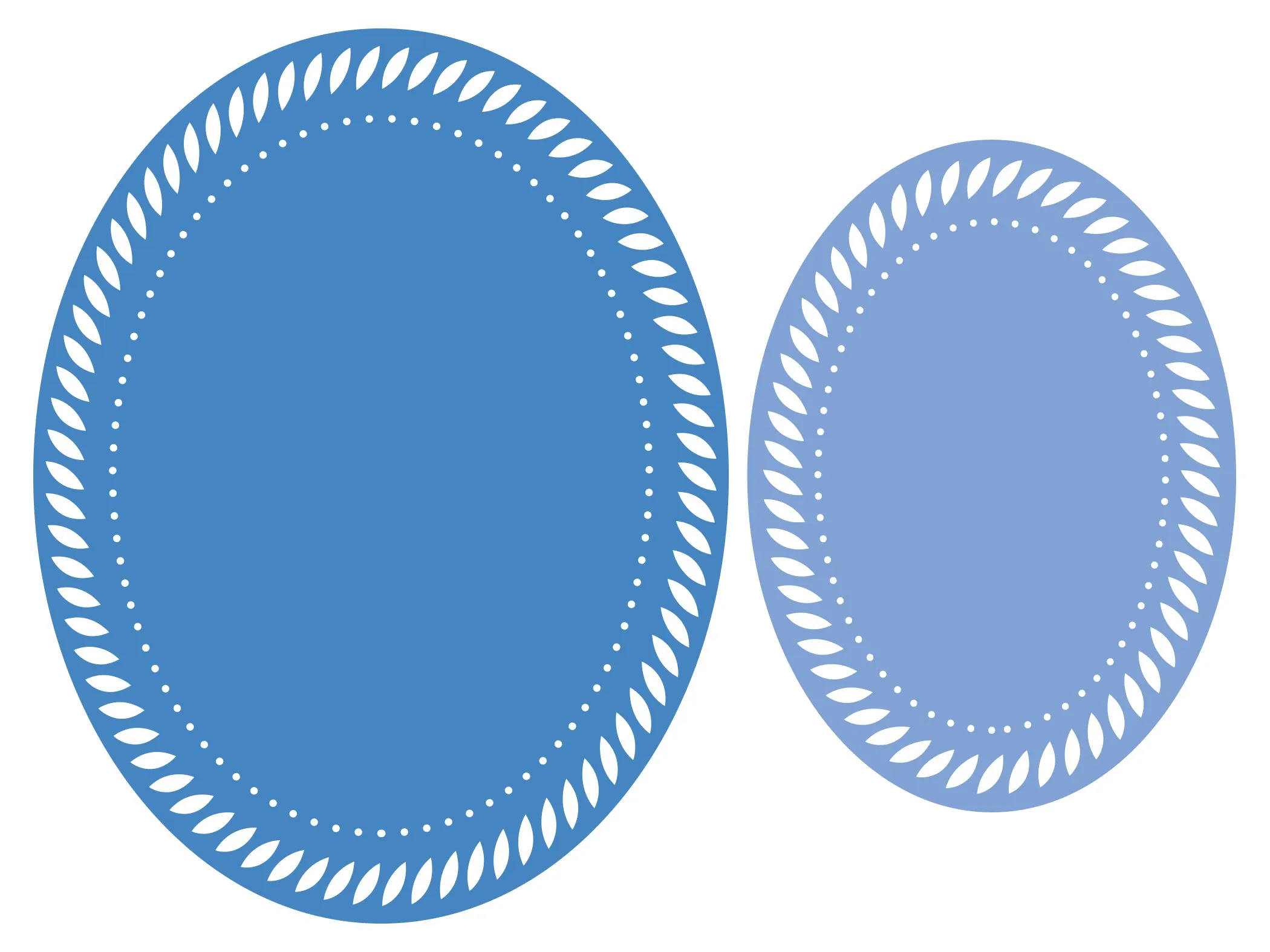 Essentials: Braided oval die set