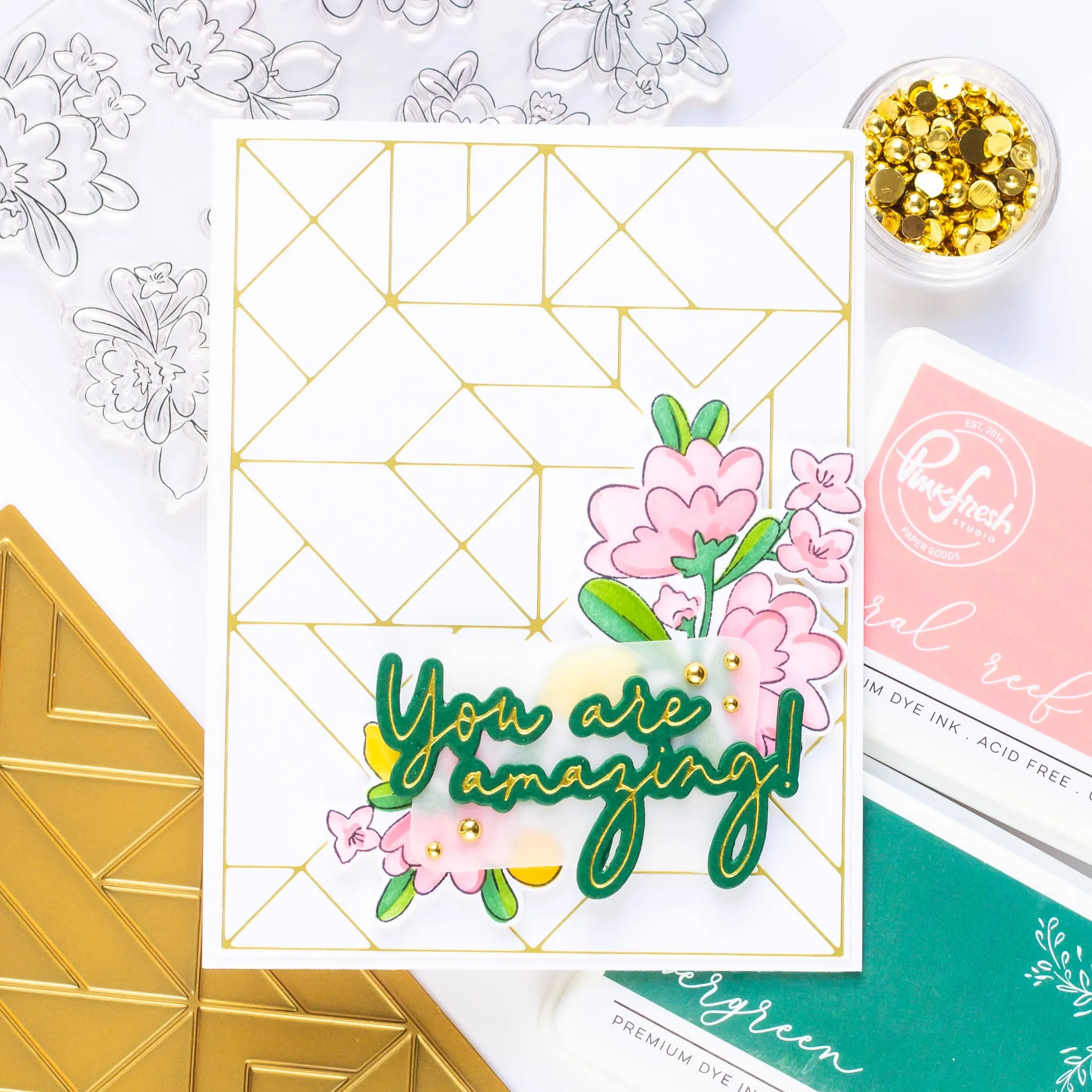 Essentials: Fancy label frames die set