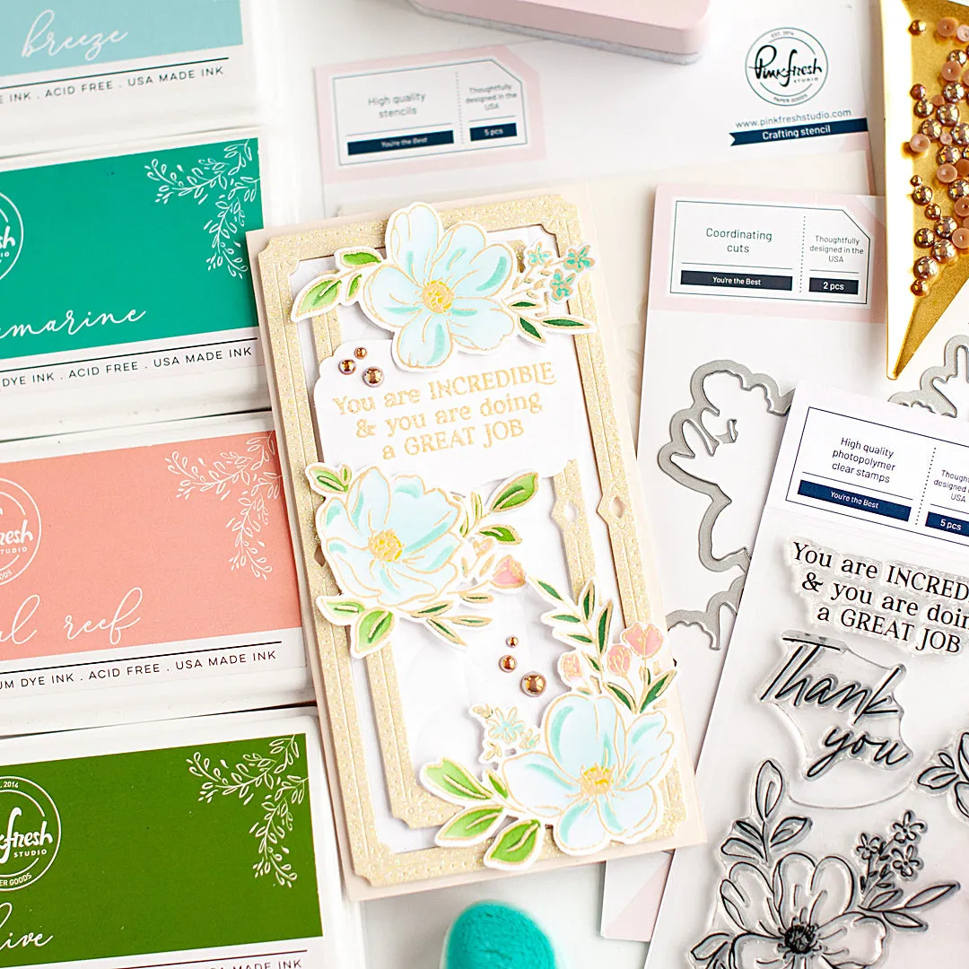 Essentials: Fancy label frames die set