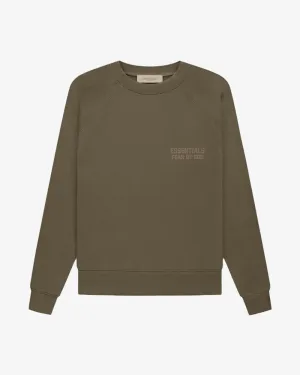 FEAR OF GOD FOG ESSENTIALS FW22 CREWNECK WOOD (NEW)