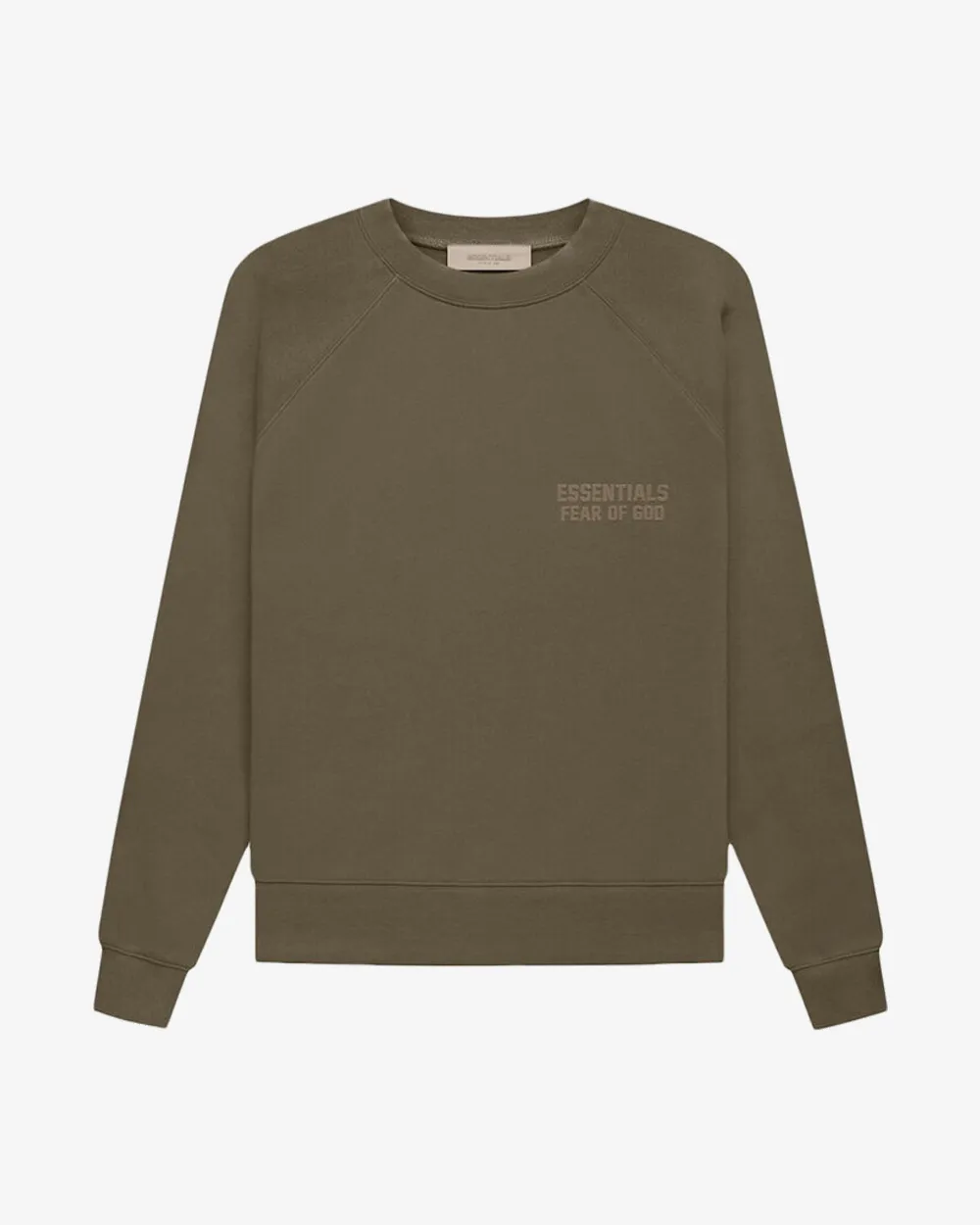 FEAR OF GOD FOG ESSENTIALS FW22 CREWNECK WOOD (NEW)