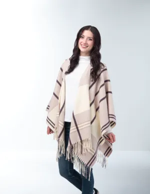 Ganz Line Up Hooded Wrap - Mauve