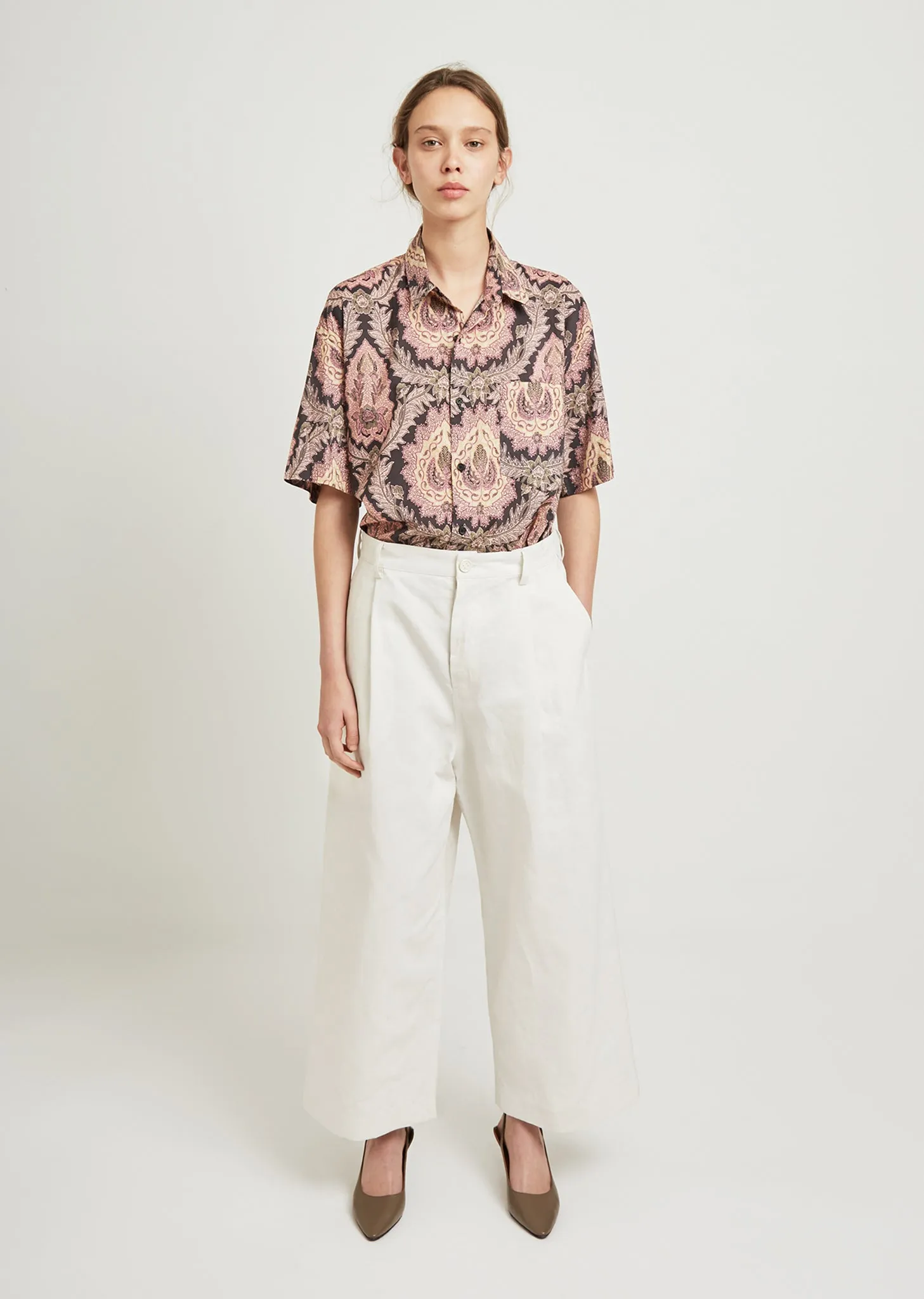Iggy Print Button Up Shirt