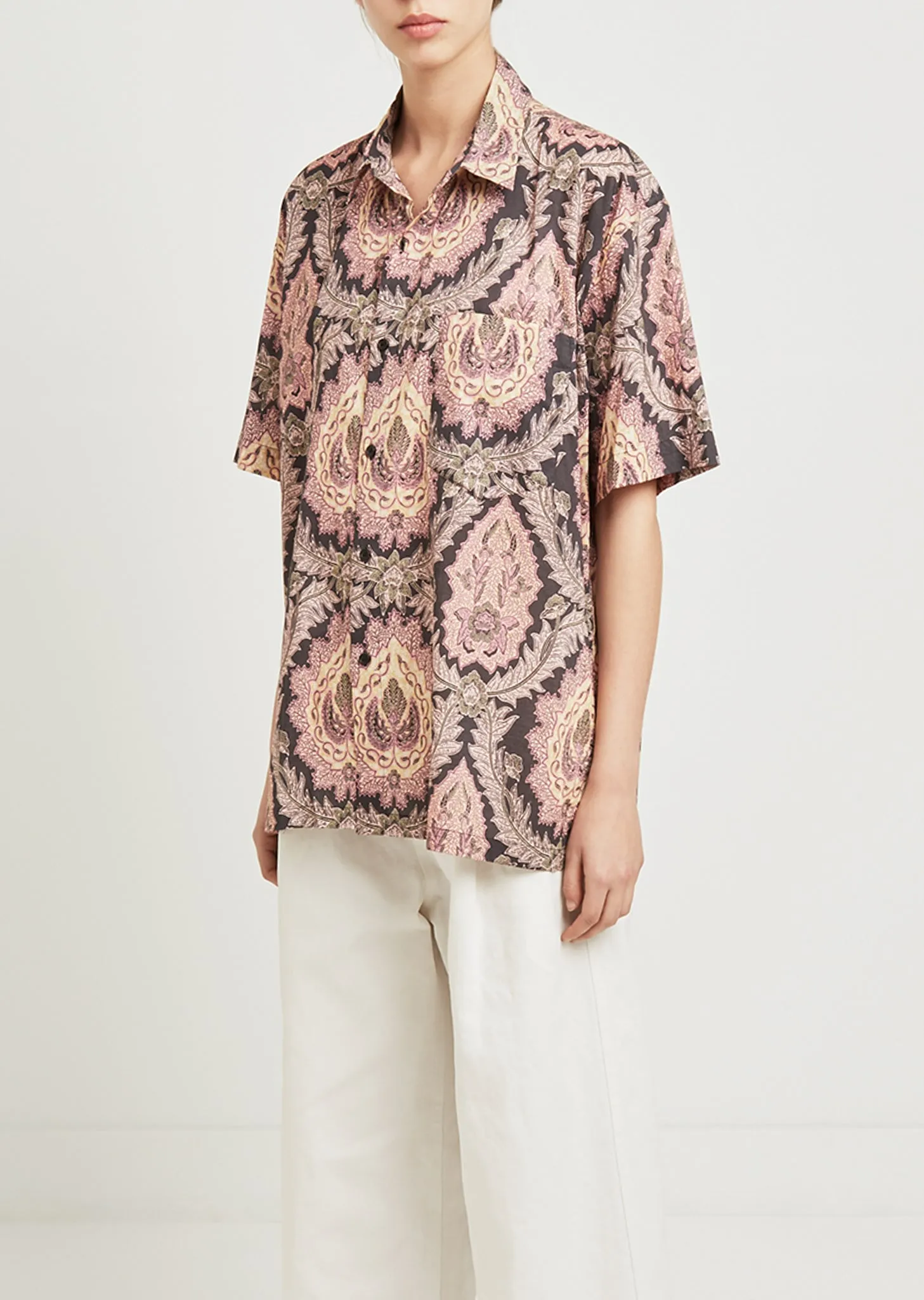 Iggy Print Button Up Shirt