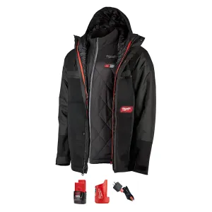 M12™ Heated AXIS™ Layering System with GridIron™ Workshell Kit S (Black)
