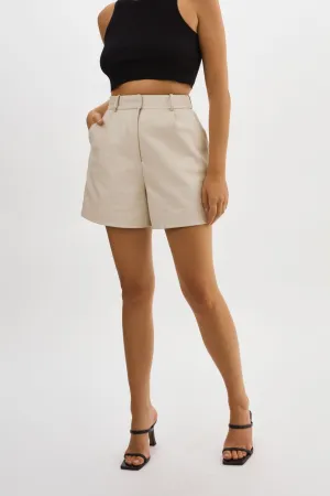 MARLENE | Leather Shorts