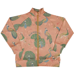Meyadey Peafowl Parade Lined Zip Jacket
