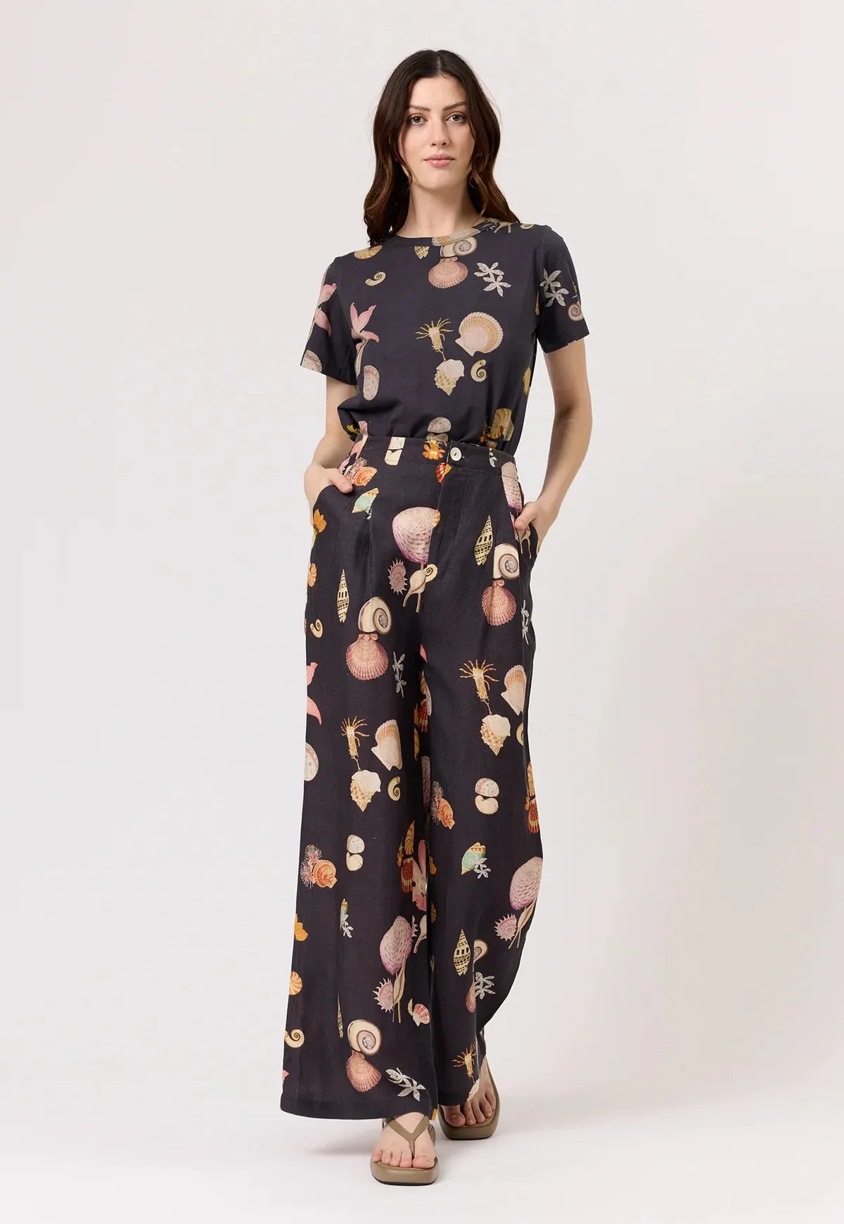Nancy Bird - Tee - Apollo - Charcoal Shell