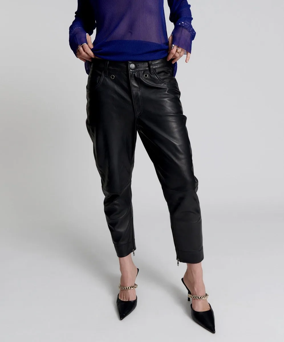One Teaspoon Brooklyn Leather Pants