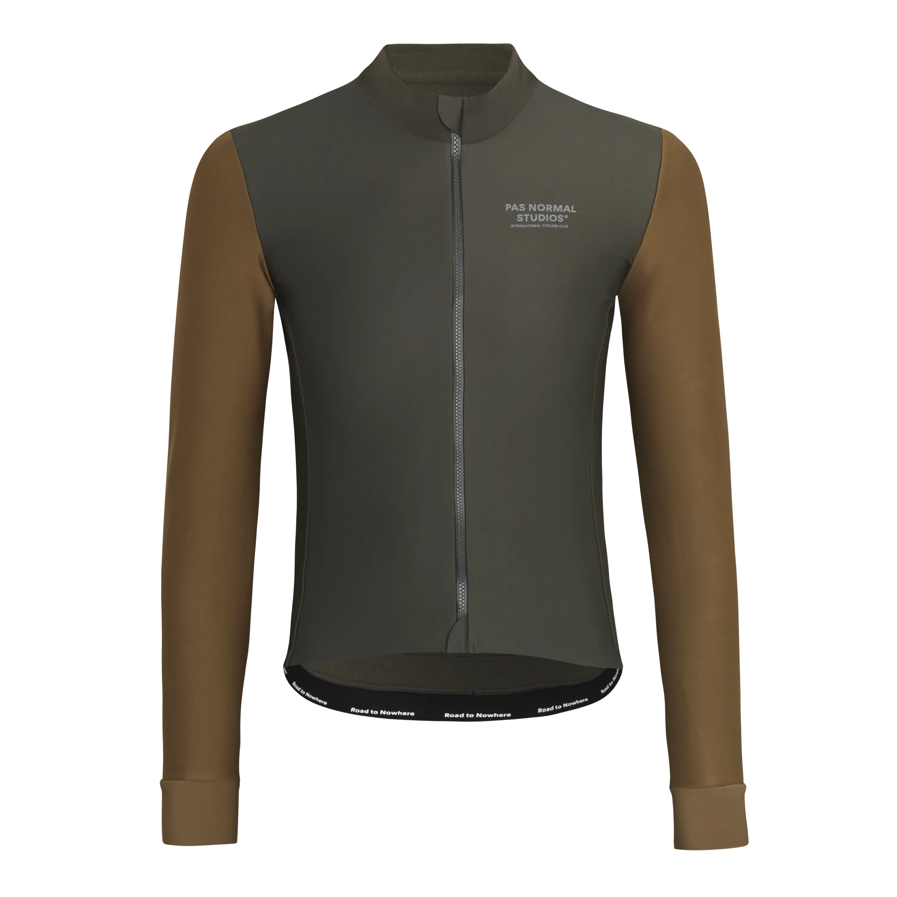 PNS Mechanism Men's Thermal Longsleeve Jersey Dark Olive/Army Brown