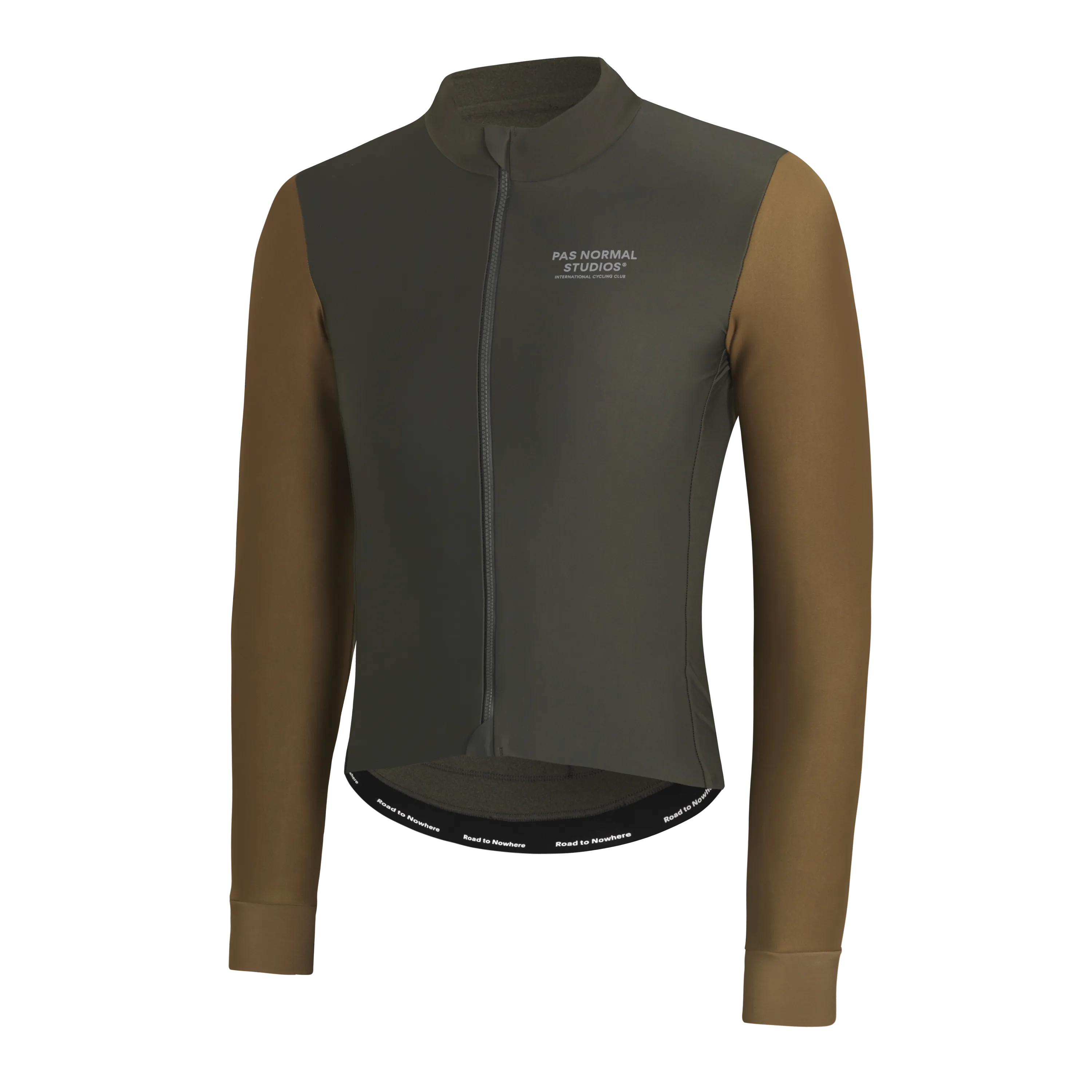 PNS Mechanism Men's Thermal Longsleeve Jersey Dark Olive/Army Brown
