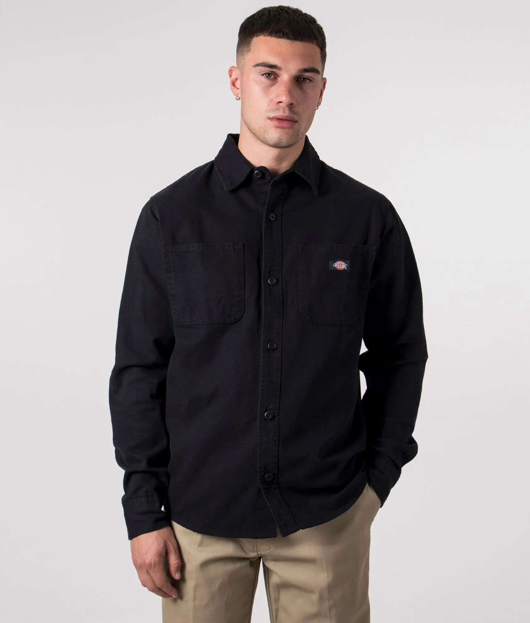 Relaxed Fit Duck Canvas Shirt