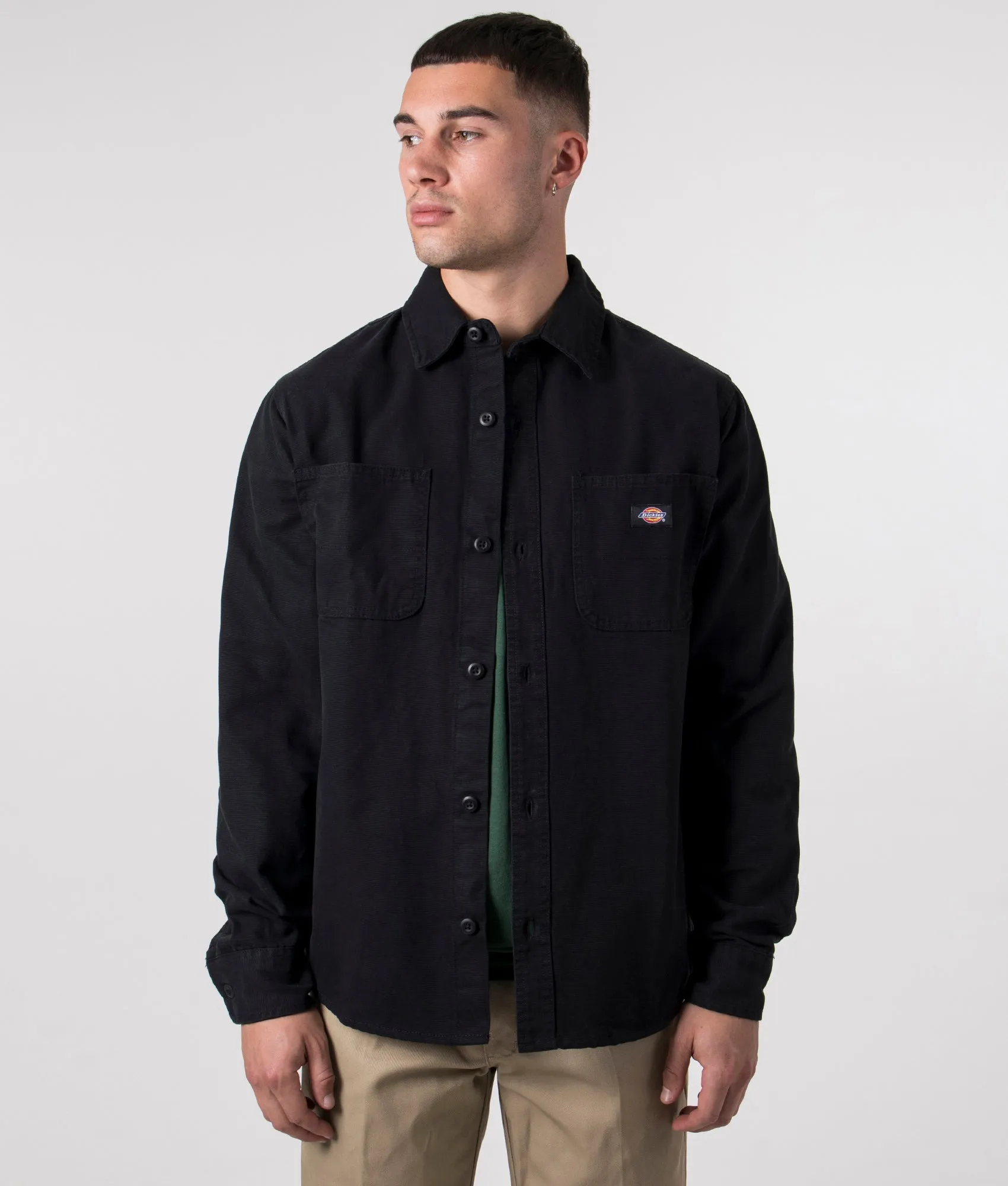Relaxed Fit Duck Canvas Shirt