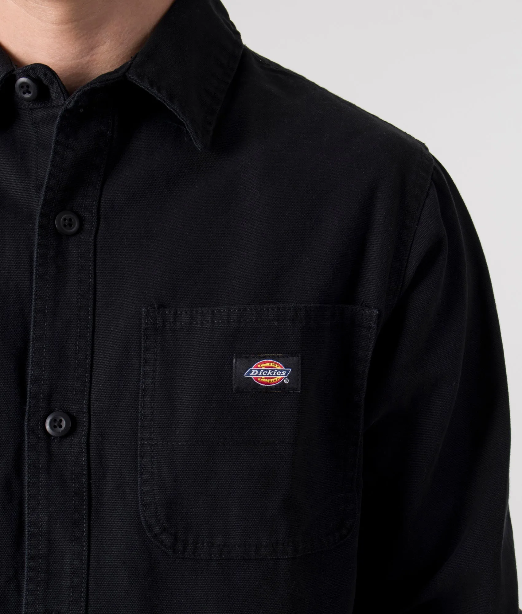 Relaxed Fit Duck Canvas Shirt