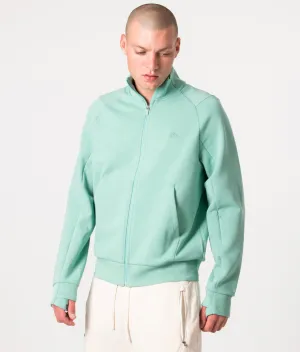 Relaxed Fit High Neck Zip Through Sweatshirt