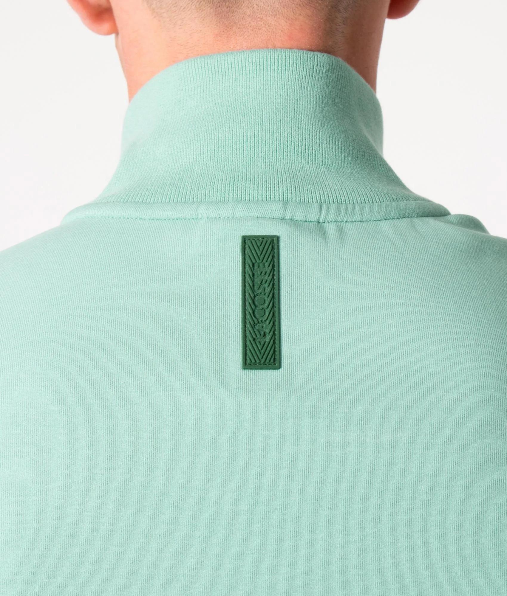 Relaxed Fit High Neck Zip Through Sweatshirt