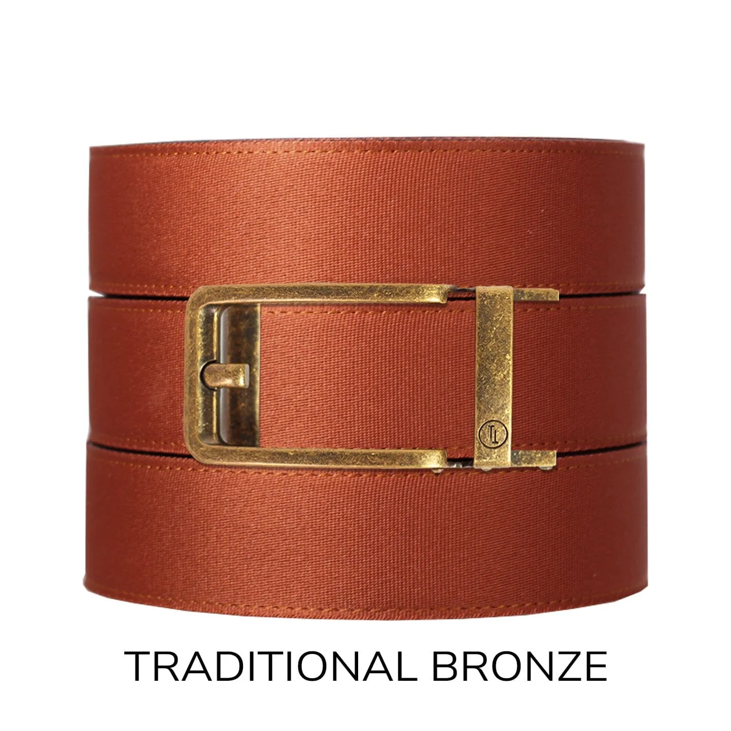 Rust Canvas  Ratchet Belt & Buckle Set
