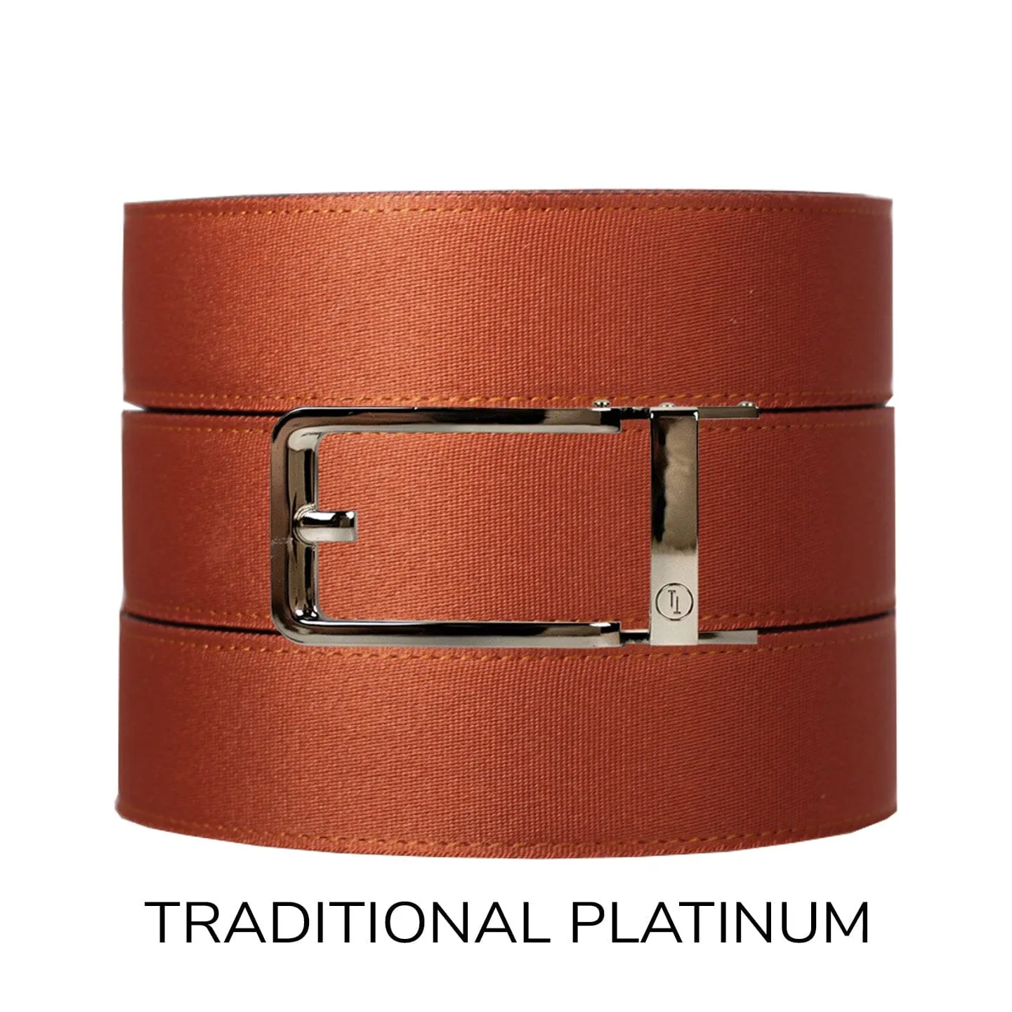 Rust Canvas  Ratchet Belt & Buckle Set