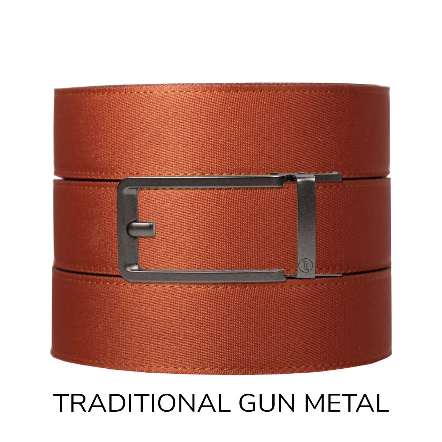 Rust Canvas  Ratchet Belt & Buckle Set
