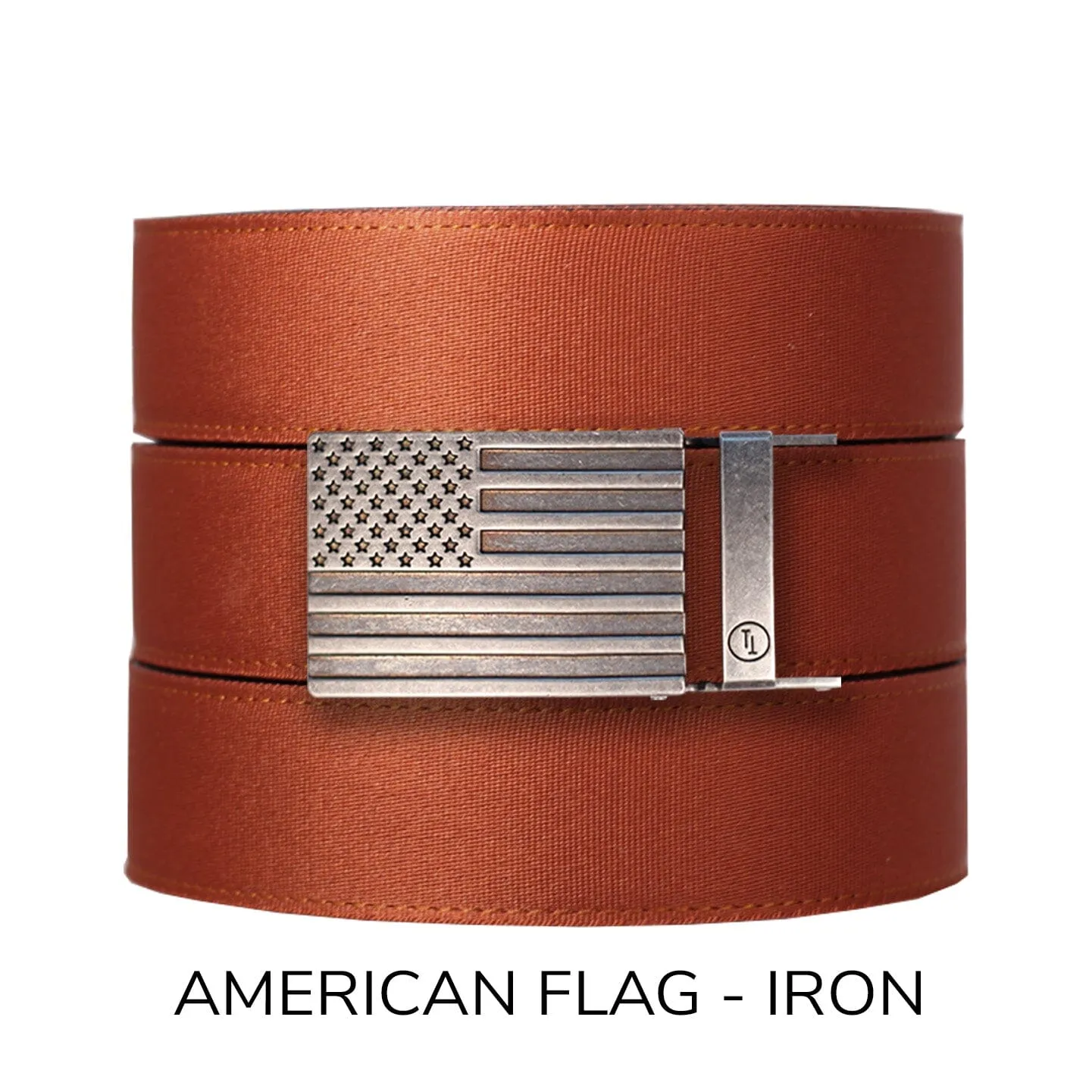 Rust Canvas  Ratchet Belt & Buckle Set