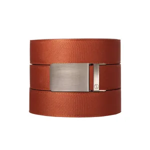 Rust Canvas  Ratchet Belt & Buckle Set