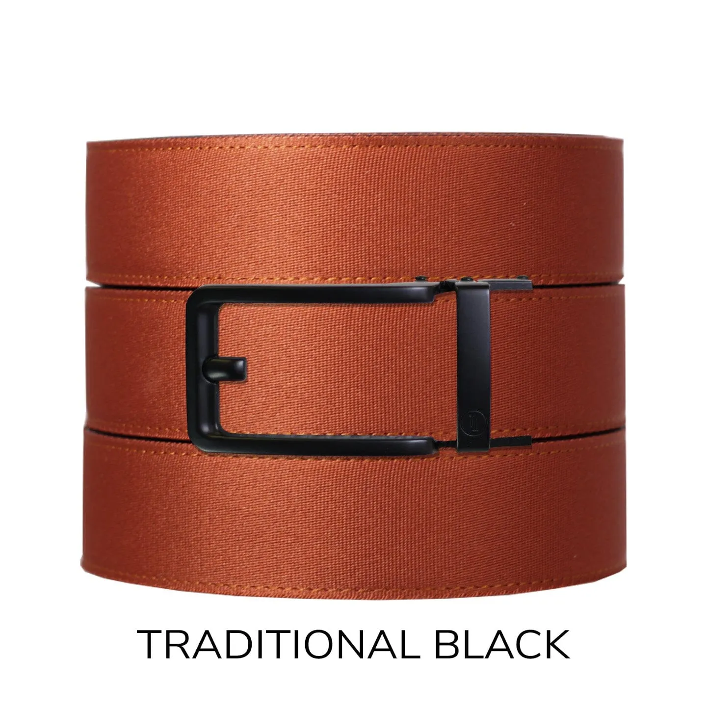 Rust Canvas  Ratchet Belt & Buckle Set