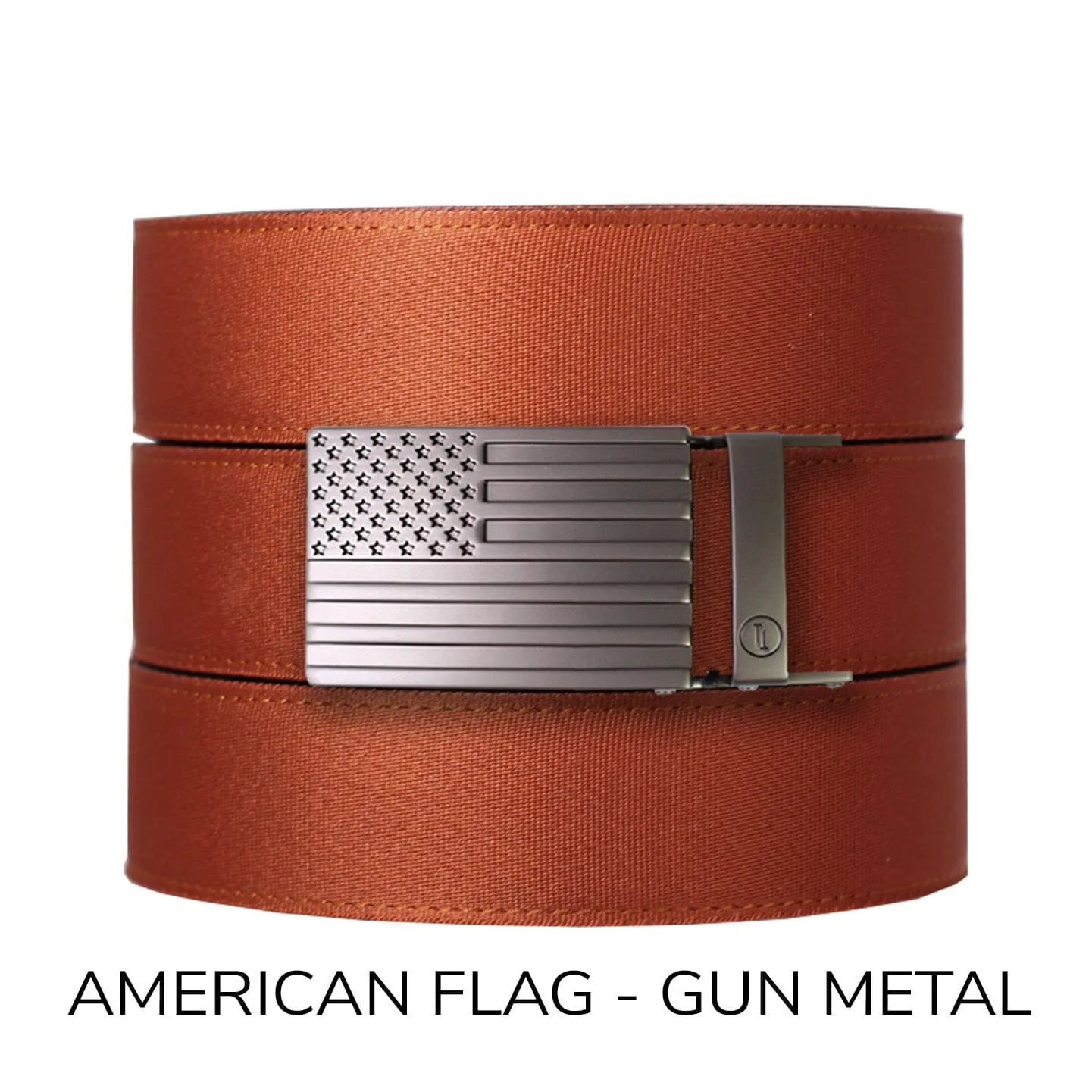 Rust Canvas  Ratchet Belt & Buckle Set