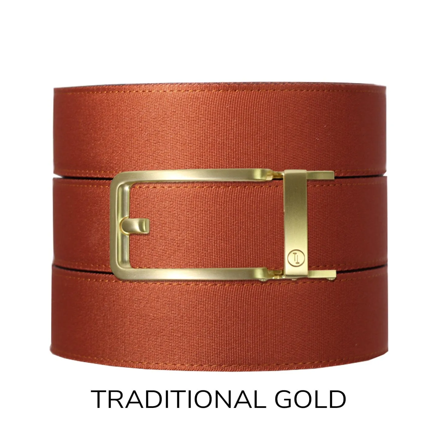 Rust Canvas  Ratchet Belt & Buckle Set