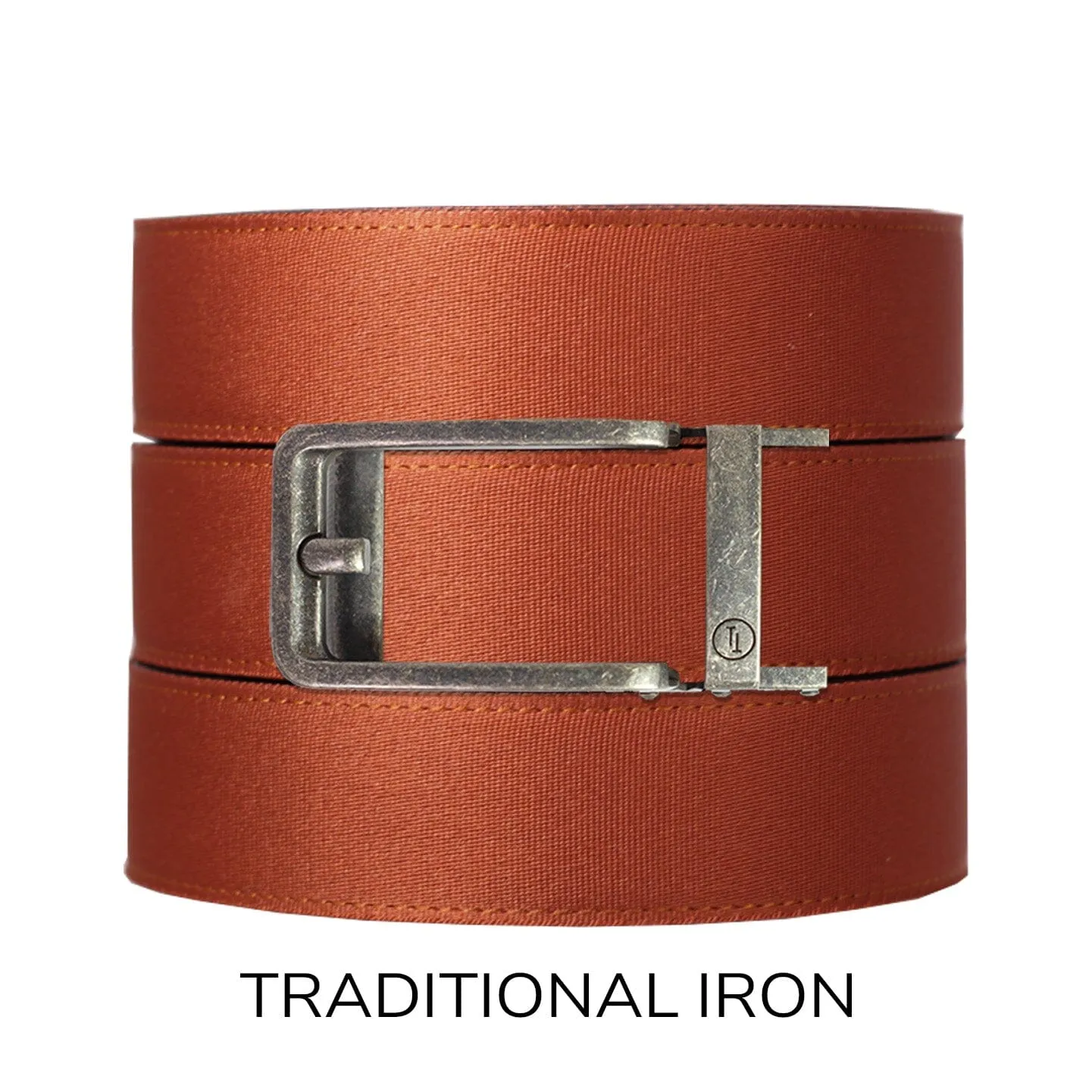 Rust Canvas  Ratchet Belt & Buckle Set