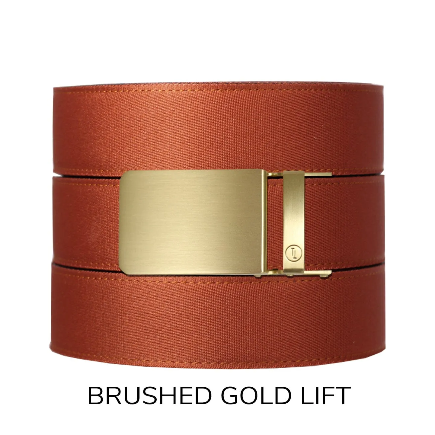 Rust Canvas  Ratchet Belt & Buckle Set