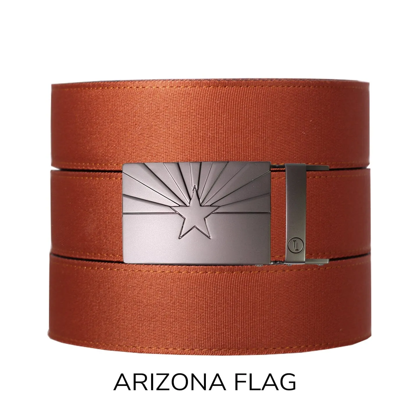 Rust Canvas  Ratchet Belt & Buckle Set