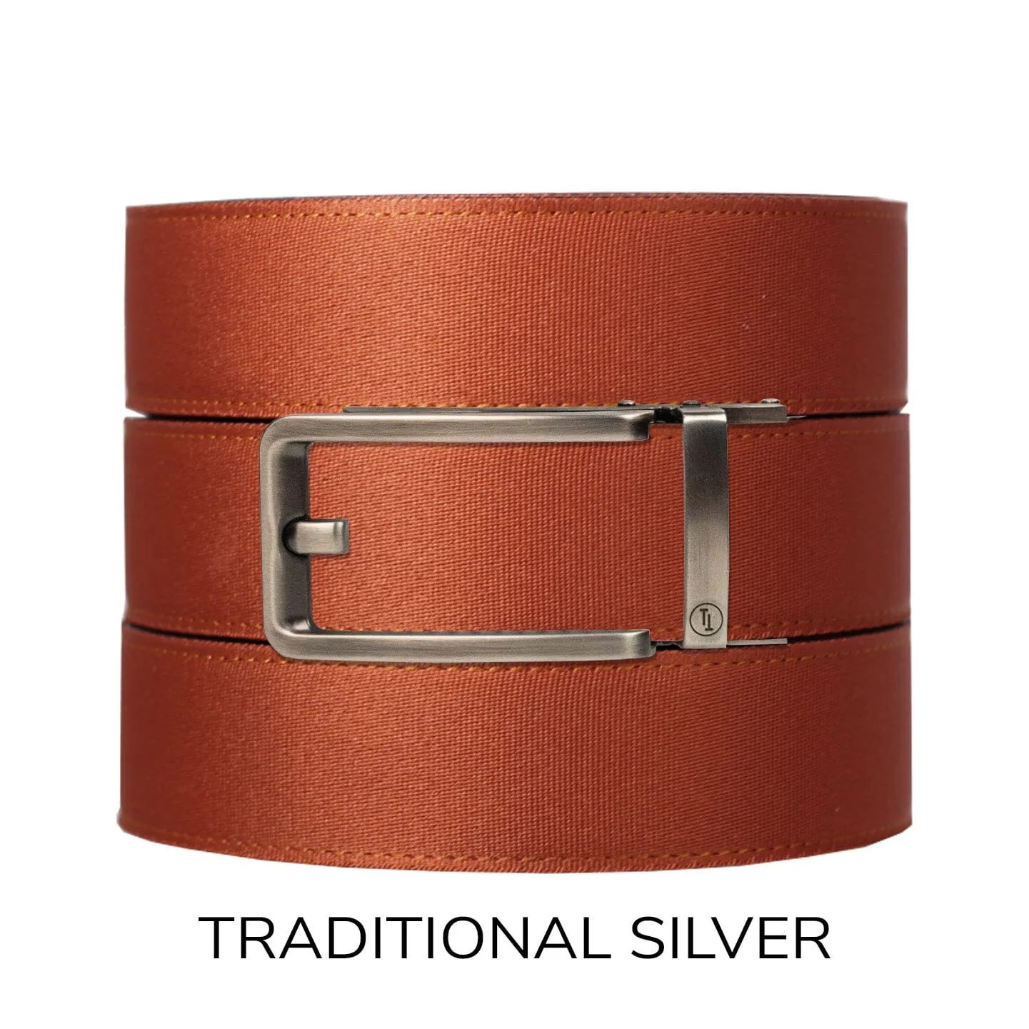 Rust Canvas  Ratchet Belt & Buckle Set