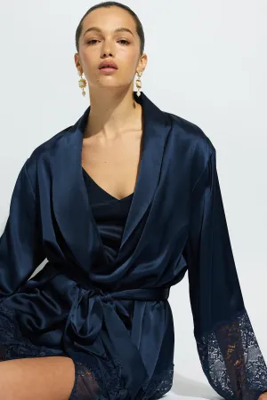 Silk Lace Robe