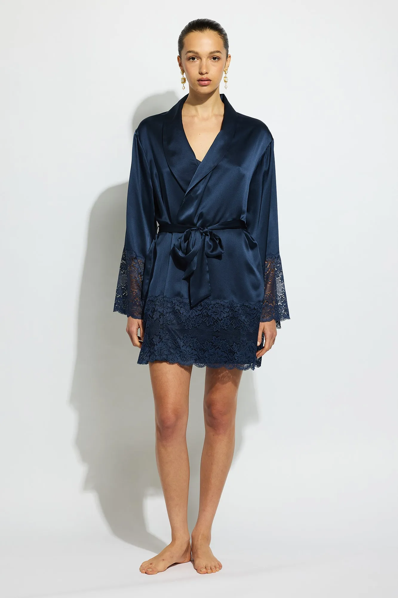 Silk Lace Robe
