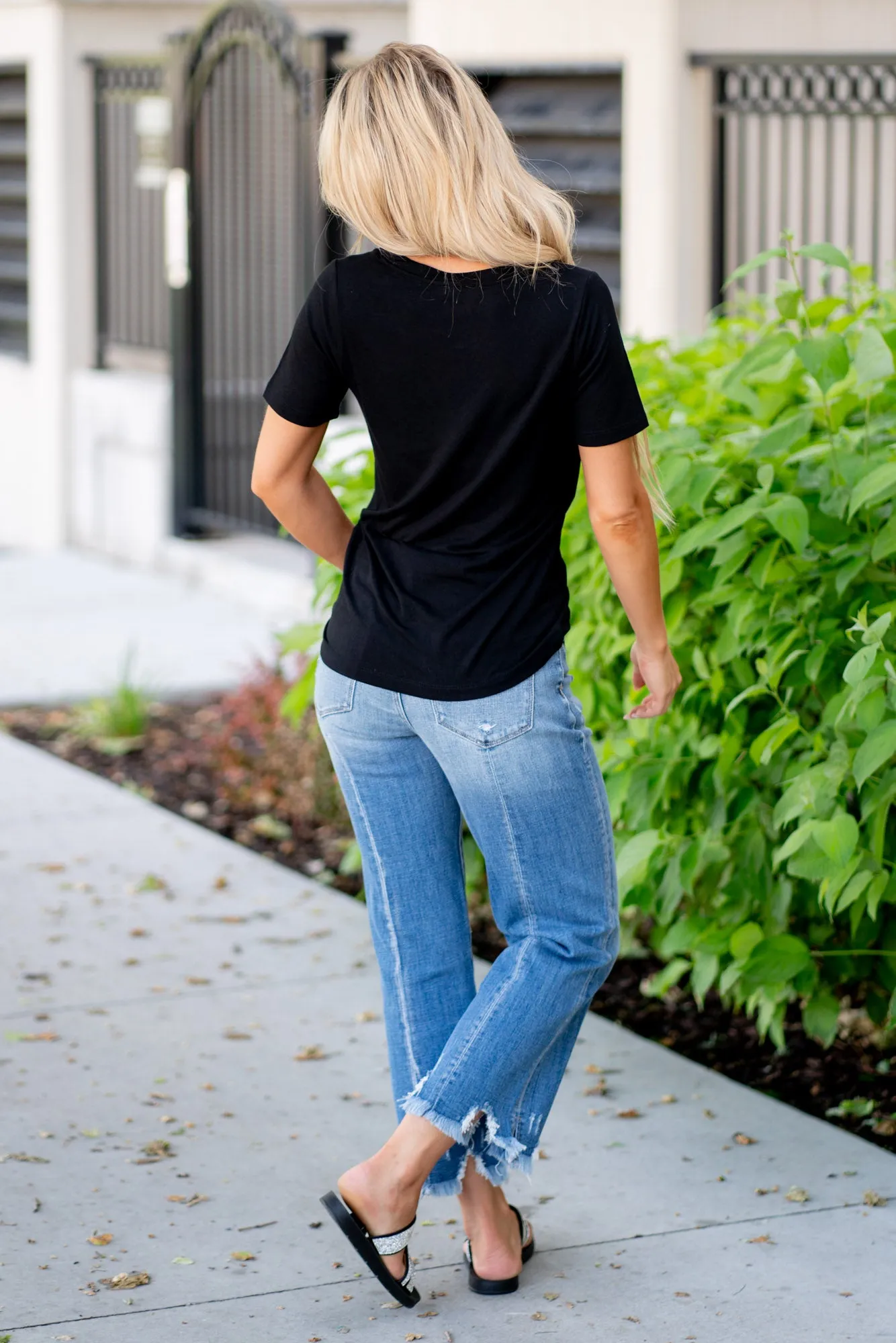 V-Neck Short Sleeve T-Shirt