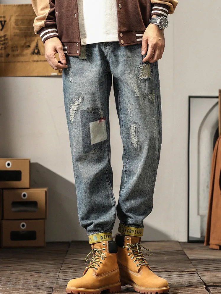 Victor Ripped Harem Jeans