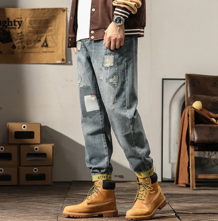 Victor Ripped Harem Jeans