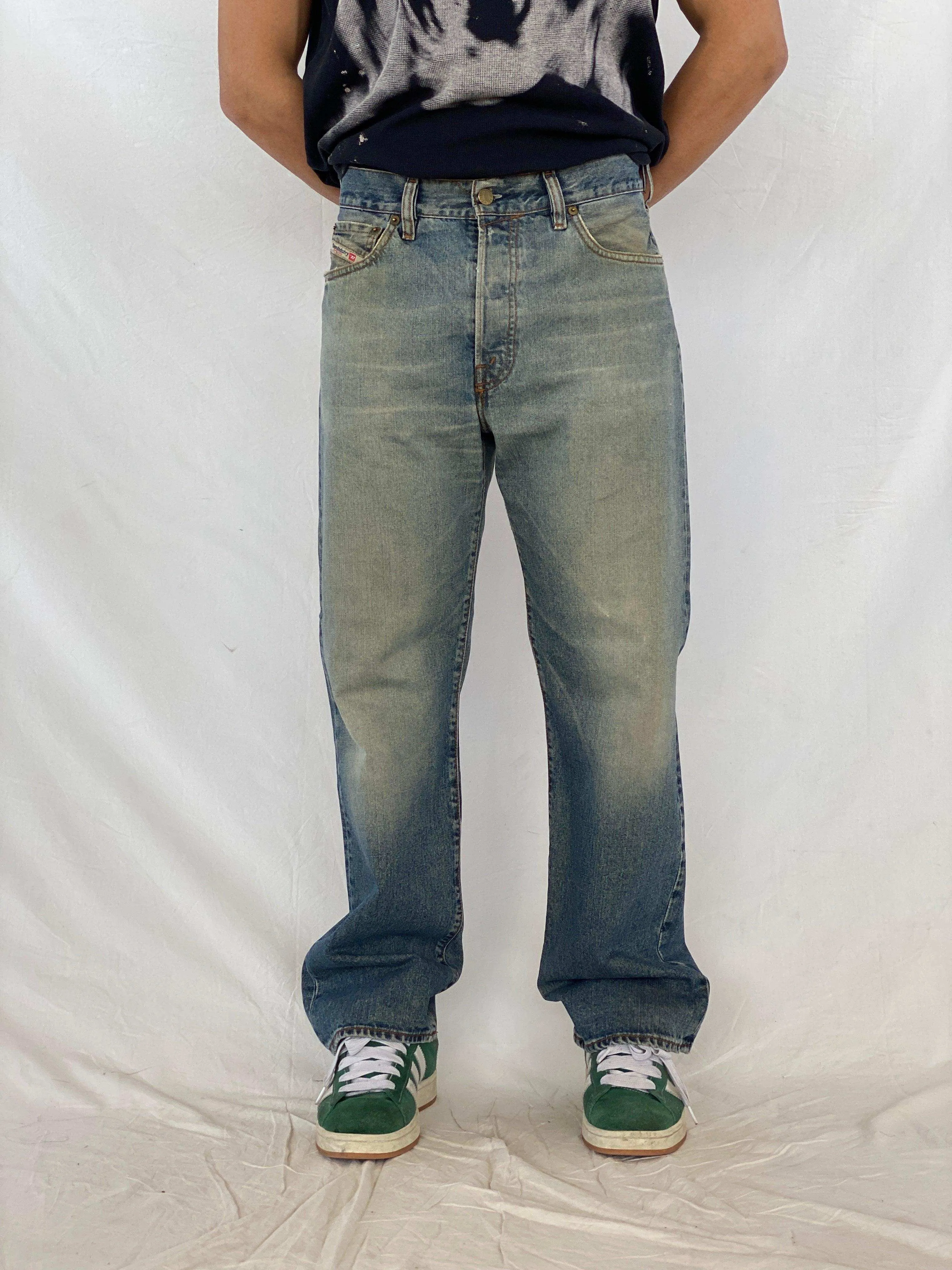 Vintage 00s Y2K Diesel Industry Denim Devision Washed Jeans