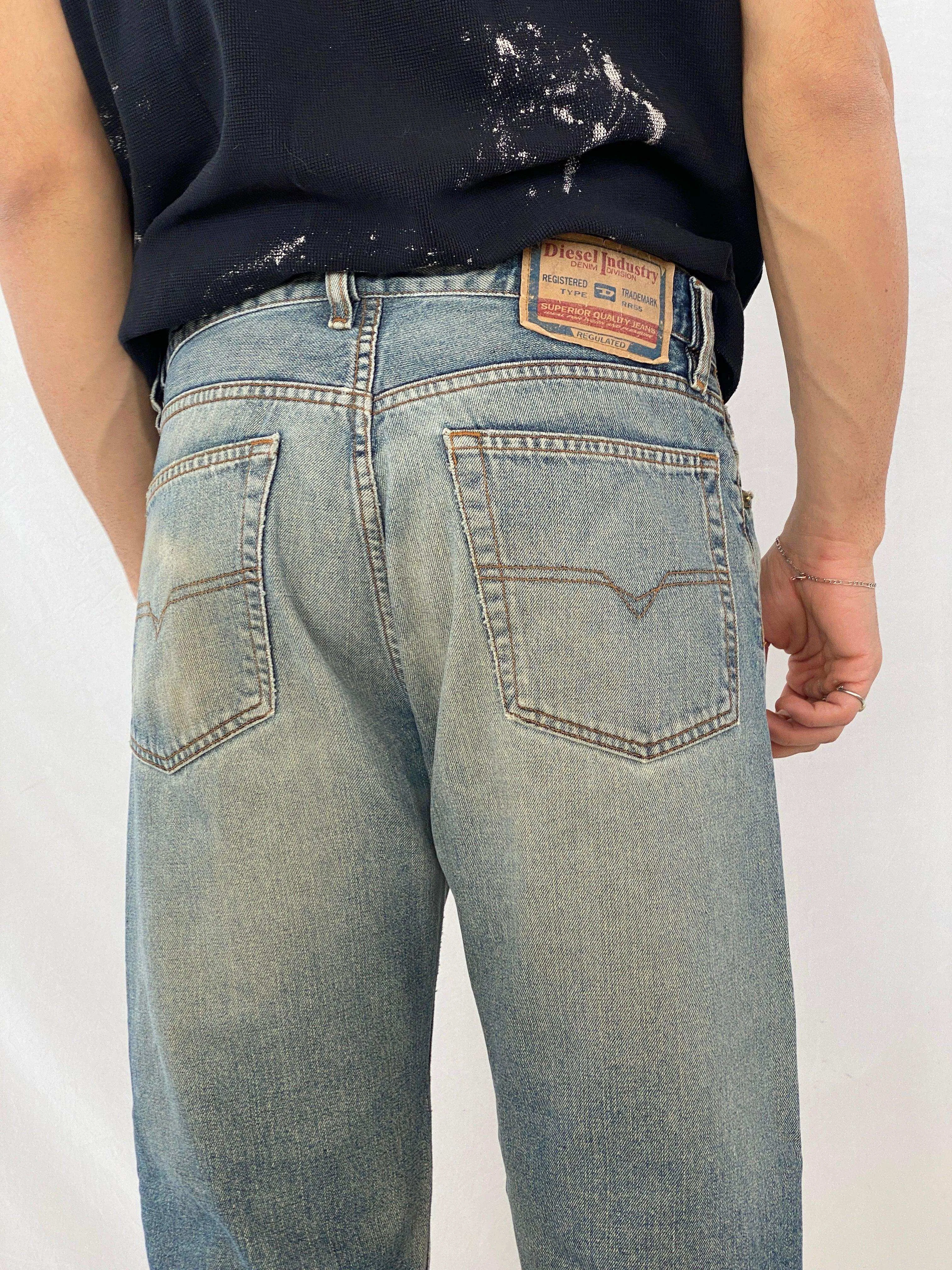 Vintage 00s Y2K Diesel Industry Denim Devision Washed Jeans