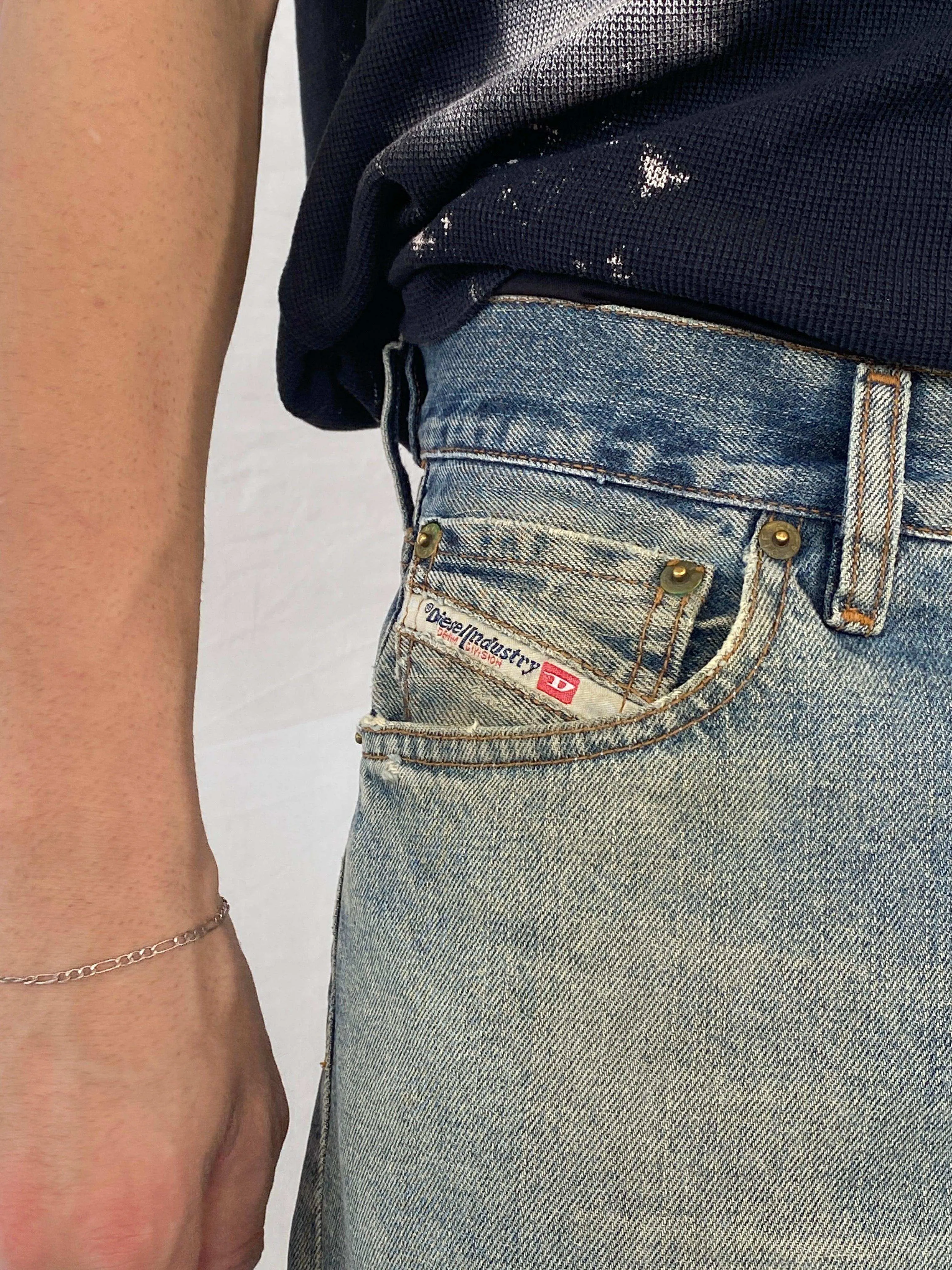 Vintage 00s Y2K Diesel Industry Denim Devision Washed Jeans